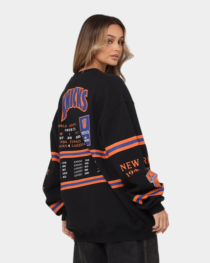 Mitchell & Ness New York Knicks World Champ Crewneck Faded Black
