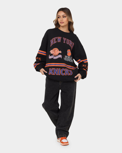 Mitchell & Ness New York Knicks World Champ Crewneck Faded Black