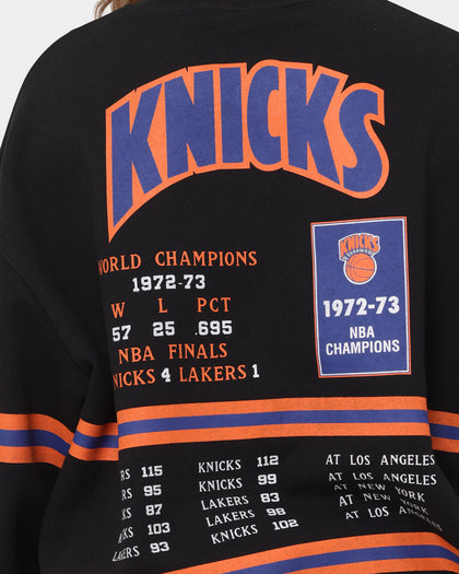 Mitchell & Ness New York Knicks World Champ Crewneck Faded Black