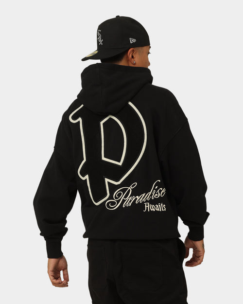 Loiter Paradise Zip Hoodie Off Black