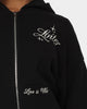 Loiter Paradise Zip Hoodie Off Black