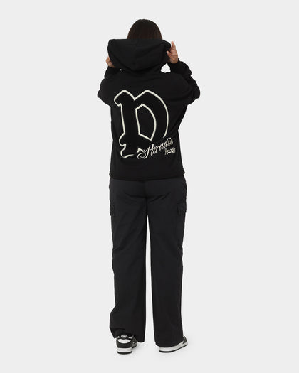 Loiter Paradise Zip Hoodie Off Black