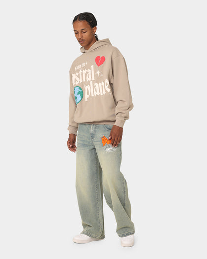 Loiter Astral Plane Hoodie Tan