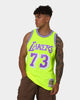 Mitchell & Ness Dennis Rodman Los Angeles Lakers '98-'99 Neon Jersey Neon Yellow