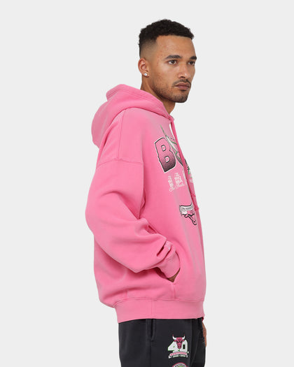 Mitchell & Ness Chicago Bulls Neon Champs Hoodie Neon Pink
