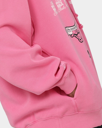 Mitchell & Ness Chicago Bulls Neon Champs Hoodie Neon Pink