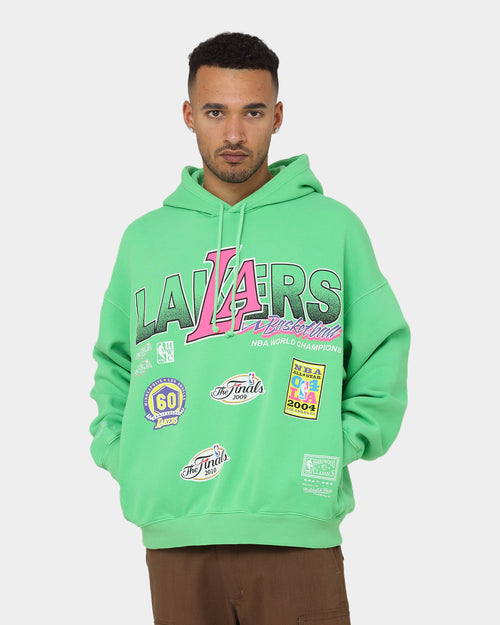 Mitchell & Ness Los Angeles Lakers Neon Champs Hoodie Neon Green