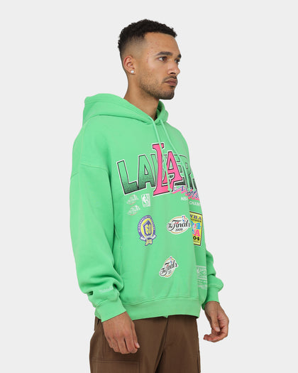 Mitchell & Ness Los Angeles Lakers Neon Champs Hoodie Neon Green