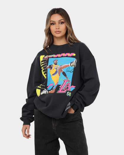Mitchell & Ness Dennis Rodman Los Angeles Lakers Player Vibes Crewneck Faded Black
