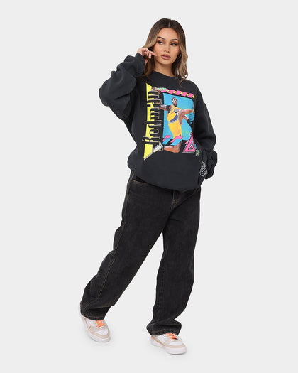 Mitchell & Ness Dennis Rodman Los Angeles Lakers Player Vibes Crewneck Faded Black