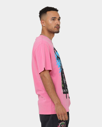 Mitchell & Ness Dennis Rodman Chicago Bulls Player Vibes T-Shirt Neon Pink