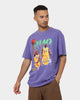 Mitchell & Ness Shaquille O'Neal Los Angeles Lakers Player Vibes T-Shirt Neon Purple
