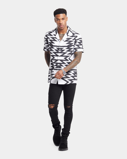 XXIII Mathias Button Up Shirt Black/White