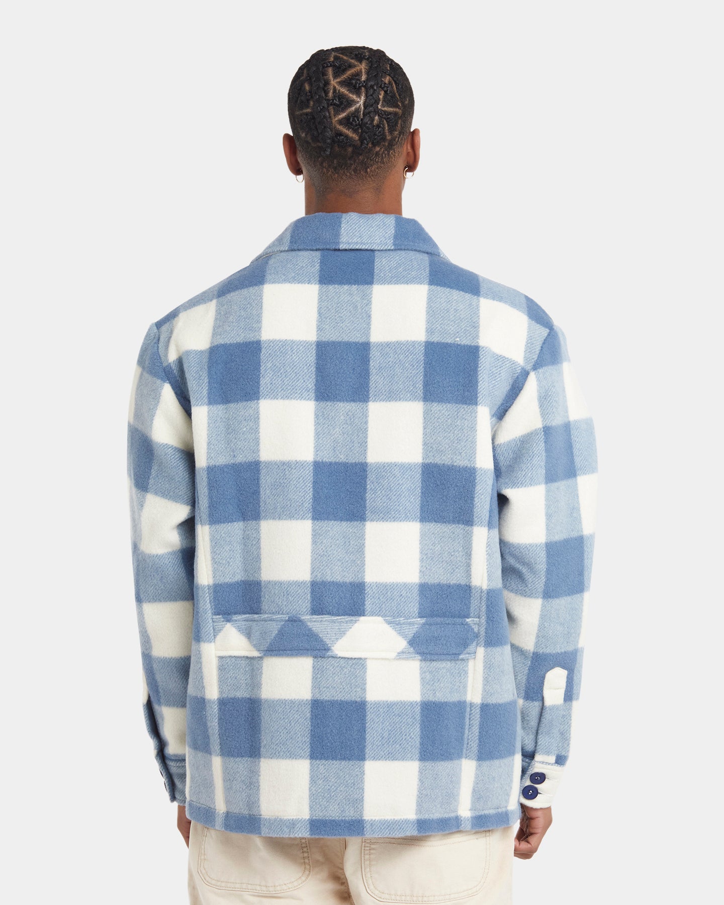 XXIII Mikhail Plaid Jacket Blue/White | Culture Kings US