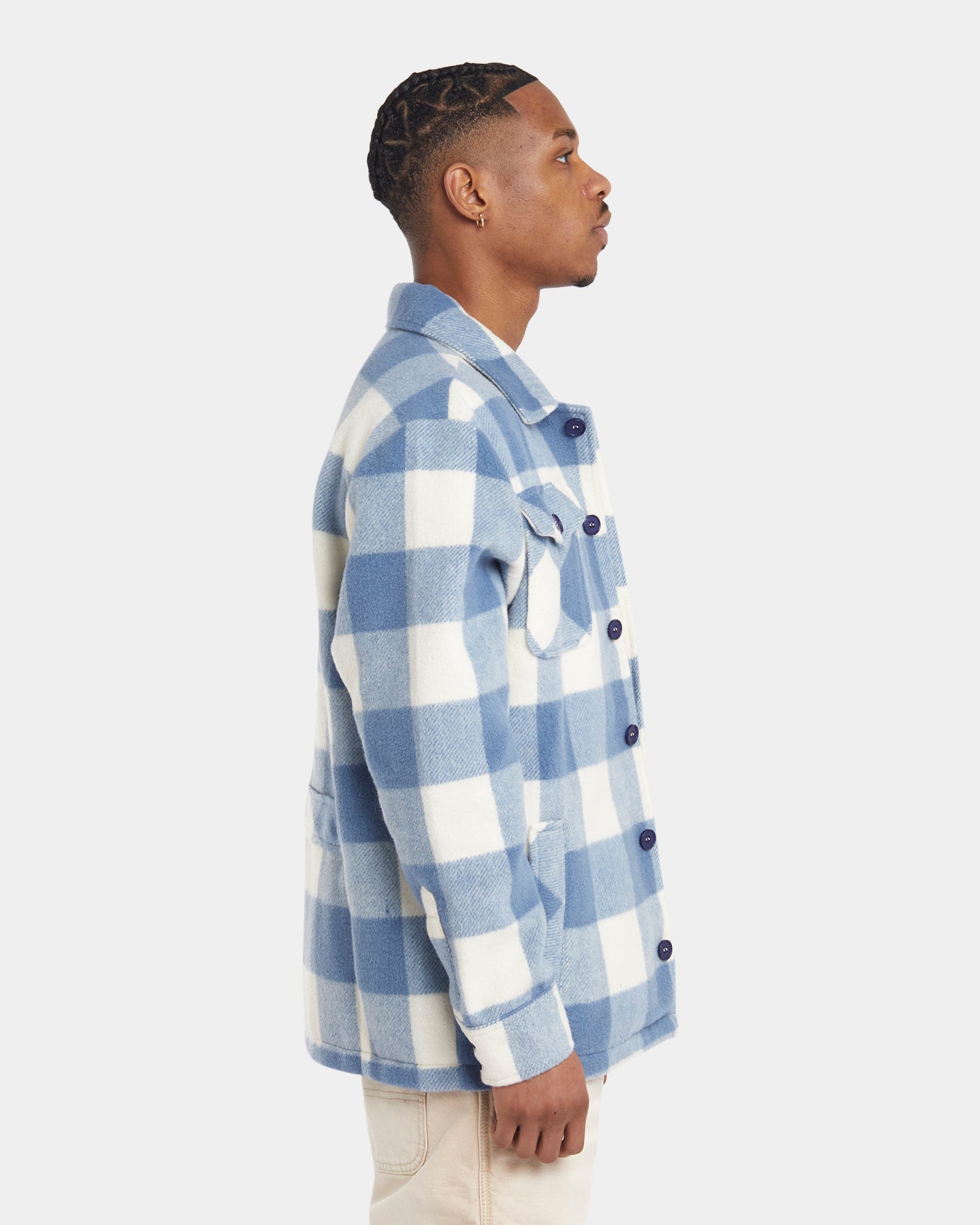 XXIII Mikhail Plaid Jacket Blue/White | Culture Kings US