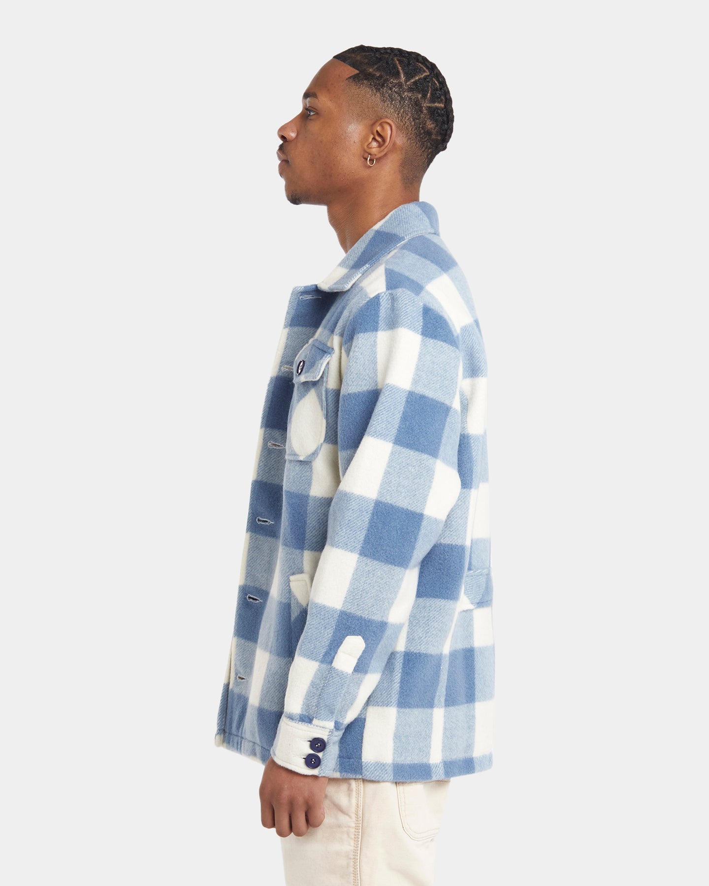 XXIII Mikhail Plaid Jacket Blue/White | Culture Kings US