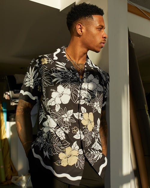 XXIII Ryan Button Up Shirt Black