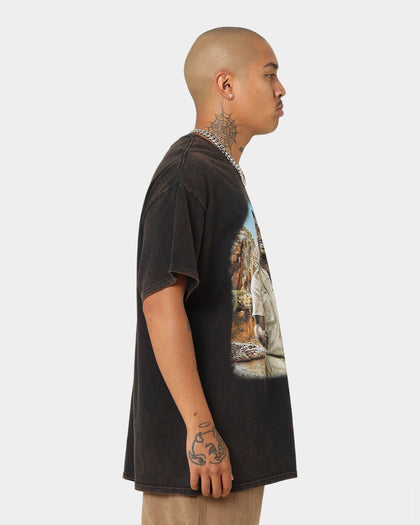 Goat Crew Aussie Shaq T-Shirt Washed Black