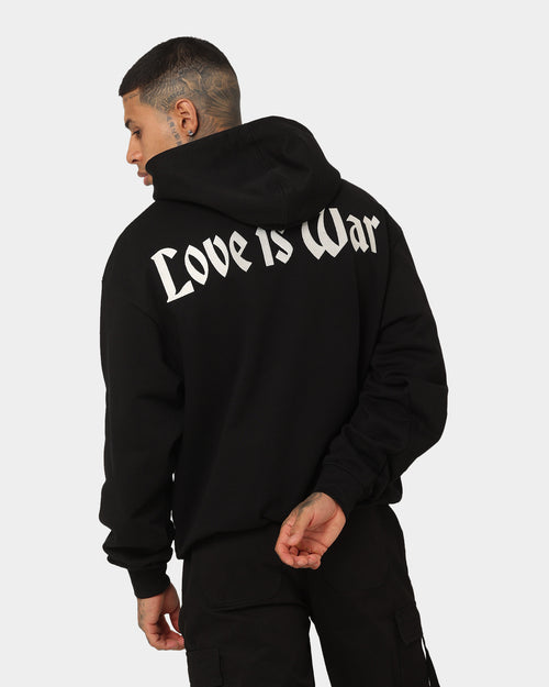 Loiter Love Is War Hoodie Black