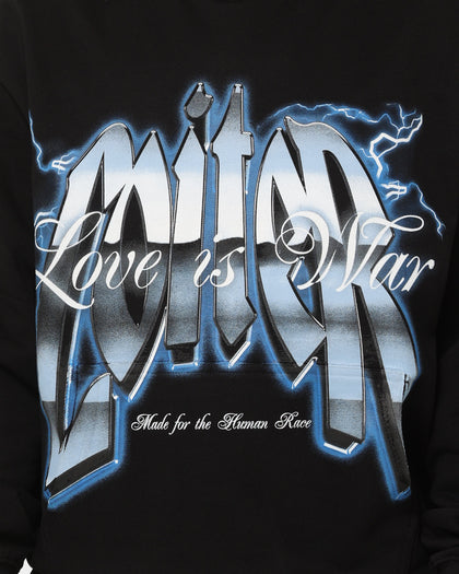 Loiter Love Is War Hoodie Black