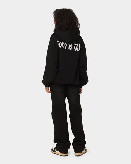 Loiter Love Is War Hoodie Black