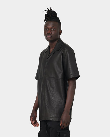 The Anti Order Glasnost Leather Shirt Black