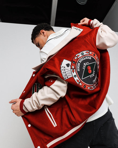 International Collective All In Varsity Jacket Red