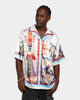International Collective Ancient Scriptures Button Down Shirt White