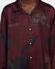 International Collective Casino Essentials Button Down Shirt Burgundy