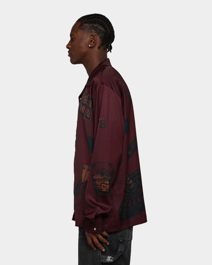 International Collective Casino Essentials Button Down Shirt Burgundy