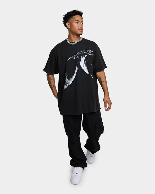Goat Crew Snake Vintage T-Shirt Black Wash