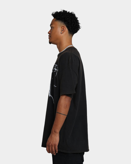 Goat Crew Snake Vintage T-Shirt Black Wash