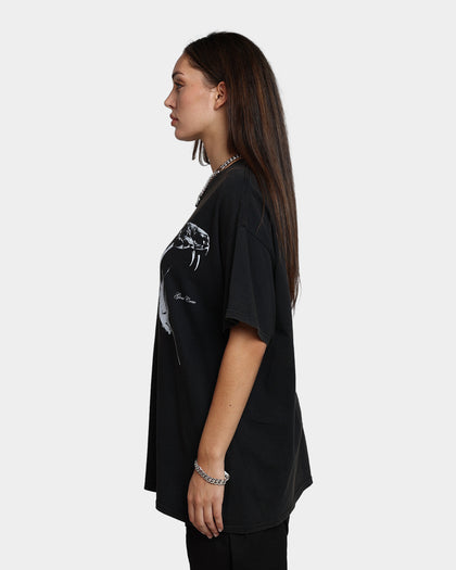 Goat Crew Snake Vintage T-Shirt Black Wash