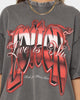Loiter Love Is War Vintage T-Shirt Charcoal