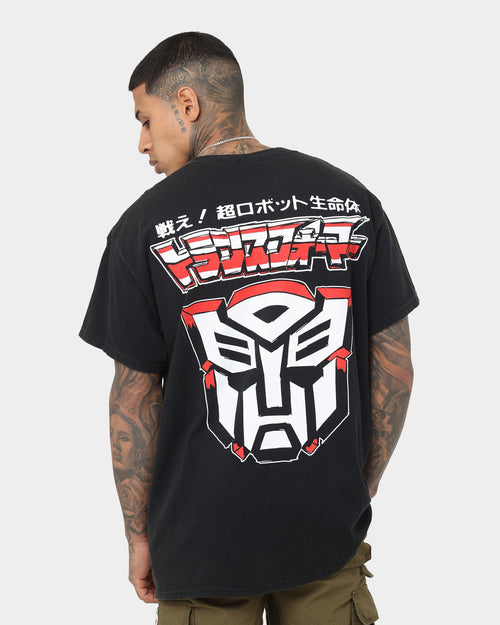 Goat Crew X Transformers Autobots Vintage T-Shirt Black Wash