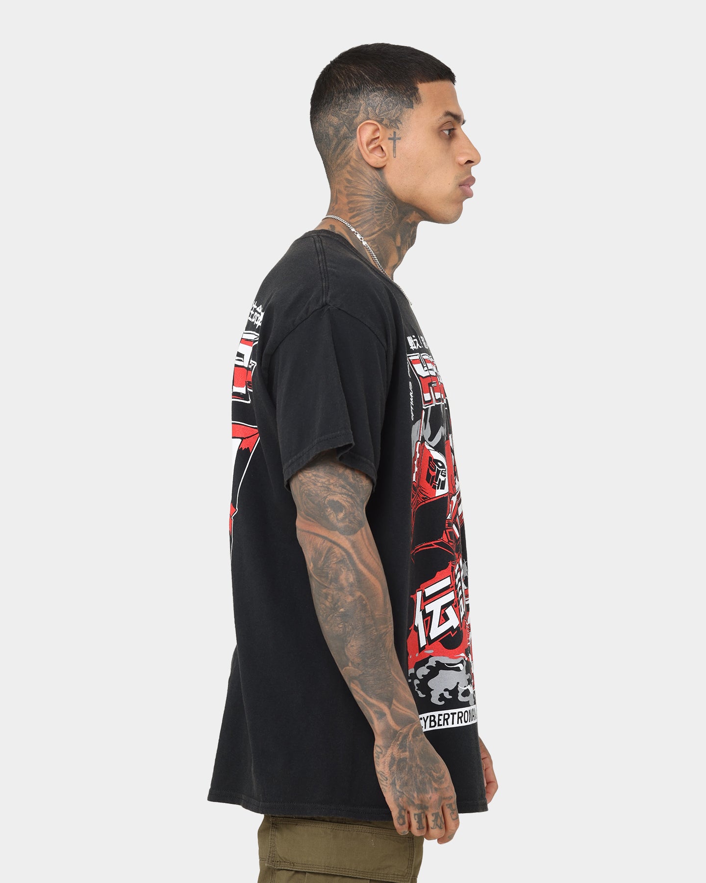 Goat Crew X Transformers Autobots Vintage T-Shirt Black Wash