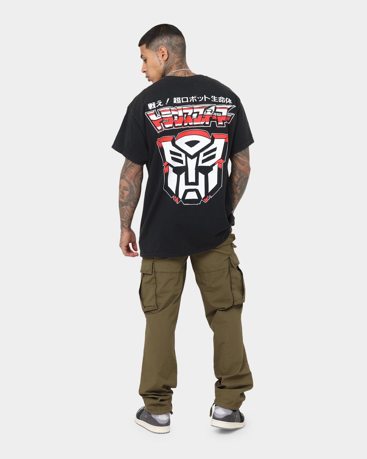 Goat Crew X Transformers Autobots Vintage T-Shirt Black Wash