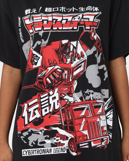Goat Crew X Transformers Autobots Vintage T-Shirt Black Wash