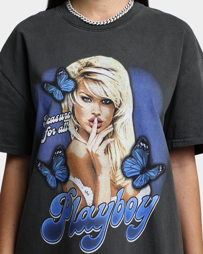 Playboy By CK Pleasure For All Vintage T-Shirt Vinatge Black