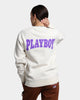 Playboy By Culture Kings Varsity Crewneck Ecru