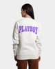 Playboy By Culture Kings Varsity Crewneck Ecru