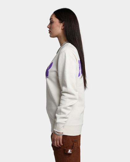 Playboy By Culture Kings Varsity Crewneck Ecru