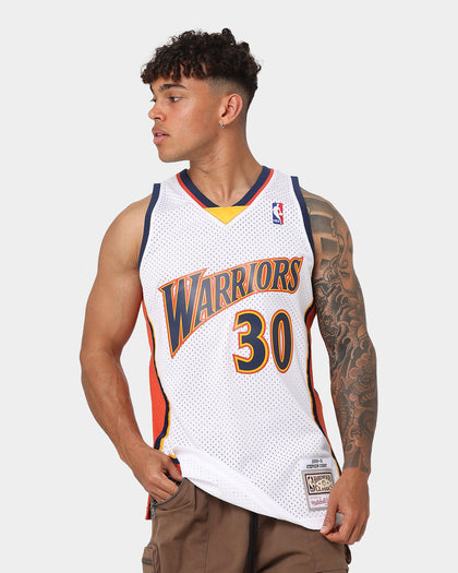Mitchell & Ness Stephen Curry Golden State Warrior '09-'10 Jersey White