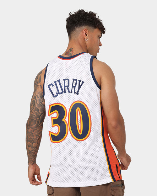 Mitchell & Ness Stephen Curry Golden State Warrior '09-'10 Jersey White
