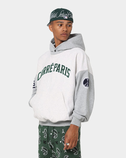 Carre Team Two Tone Oversized Hoodie Grey Marle