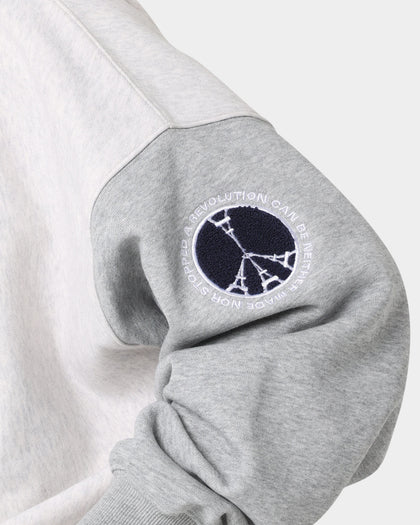 Carre Team Two Tone Oversized Hoodie Grey Marle