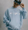 Carré CP Global Oversized Crewneck Light Blue