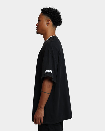 American Thrift X Jaws Jaws Vintage T-Shirt Black Wash