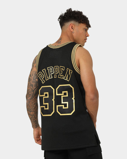 Mitchell & Ness Scottie Pippen Chicago Bulls Black Gold Swing Jersey Black/Gold