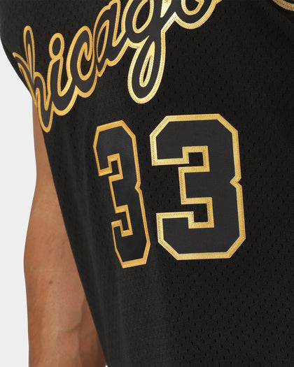 Mitchell & Ness Scottie Pippen Chicago Bulls Black Gold Swing Jersey Black/Gold